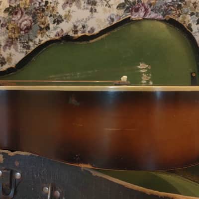 all-original 1943 Harmony Melody Ranch Gene Autry parlor acoustic vintage western cowboy guitar, parlour image 7