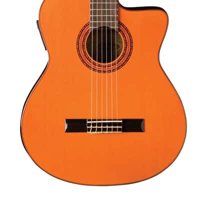 Washburn C5CE-A Classical Series Cutaway Acoustic Electric Guitar image 12