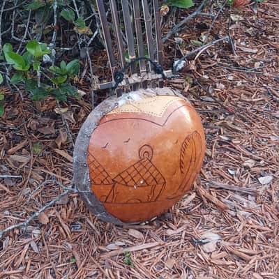 African-style pluriarc (compound musical bow): large image 3