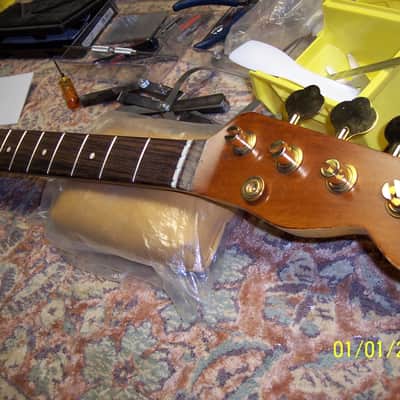 Allparts Fender Telle Bass neck/Hipshot tuners image 2