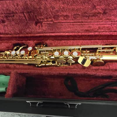 Yamaha YSS-475 Professional Soprano Saxophone – Japan – Gold Lacquer w/ Original Case image 6