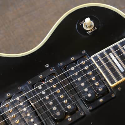 Vintage! 1979 Gibson Les Paul Custom Black Beauty Electric Guitar Black Ebony w/ 3 Pickups + Gibson Case image 7
