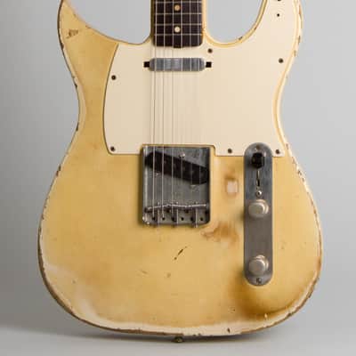 Fender Telecaster Owned and Used by Mike Bloomfield Solid Body Electric Guitar (1963), ser. #L11155, brown tolex hard shell case. image 3