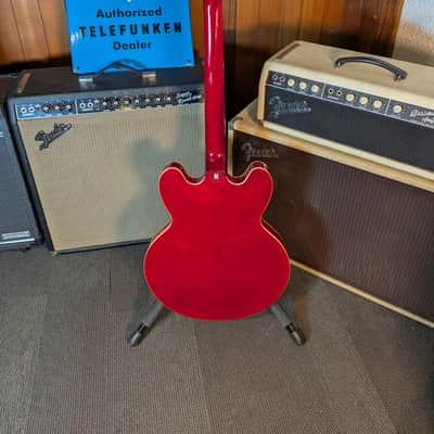 Epiphone Dot Semi-Hollow Electric Guitar - Cherry (2018) image 2
