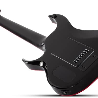 Schecter Sunset-7 ET Red Dawn - Gloss Black (3893) image 12
