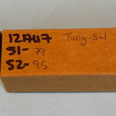 1950s Tung Sol 12AU7 ECC82 Vintage Gray Plate D Getter Preamp Tube! T483 image 6