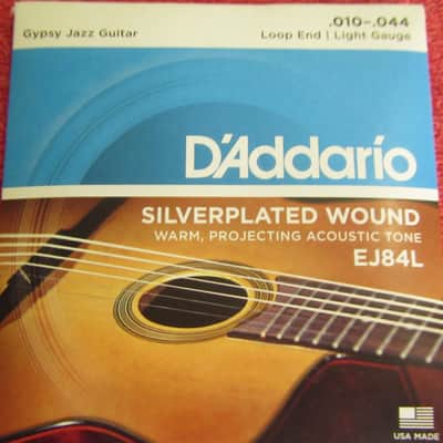 2 SETS D'Addario NOS Gypsy Jazz Light strings 2000's - steel image 2