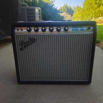 Fender '68 Custom Princeton Reverb-Amp 12-Watt 1x10" Guitar Combo 2013 - Present Black image 3