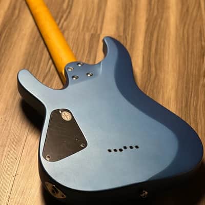 Schecter C-6 Deluxe in Satin Metallic Light Blue image 6