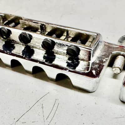 Leo Quan Badass Wrap Around Guitar Bridge - Chrome image 2