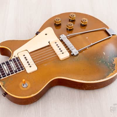 1952 Gibson Les Paul Standard Goldtop Vintage Guitar w/ Lifton Case image 11