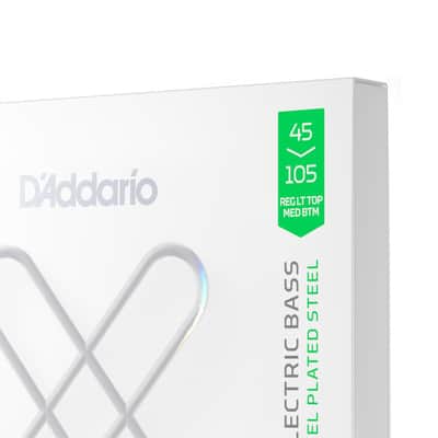 D'Addario XSB45105 XS Nickel Coated Electric Bass Strings - Regular Light Top / Medium Bottom (45 - 105) image 3