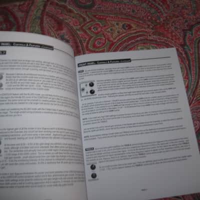 very near A+ (rarely handled) genuine Mesa Boogie Owner's Manual for Express Series 5:25 & 5:50  (NO amp included) from late 2000s/early 2010s, White Paper w/  Black Print/Graphics, 34 TOTAL pages Front Outer Cover to Back Outer Cover, 8 & 1/2" W x 11" H image 9