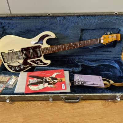 Burns 'The Marvin' 1964 Reissue White Signature Electric Guitar image 1