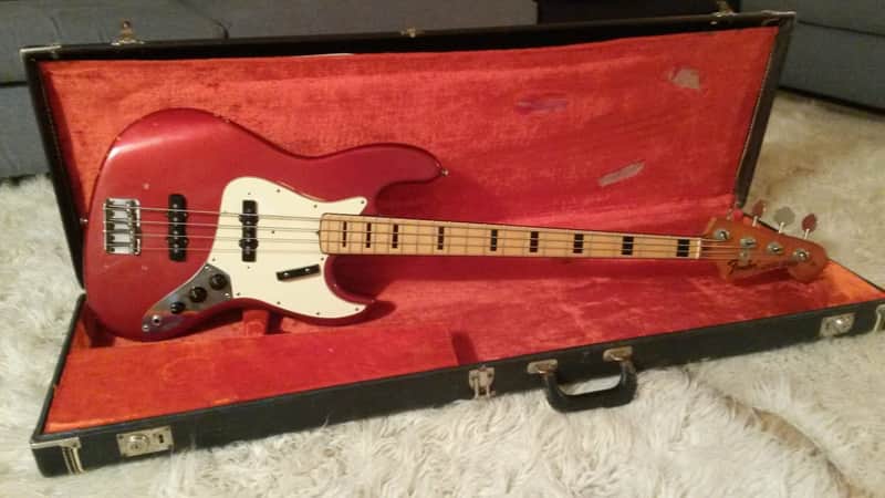 Fender Jazz Bass 1973 - Candy Apple Red image 1
