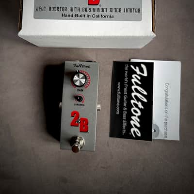 Fulltone 2B Boost with Limiter 2015 - Silver image 1