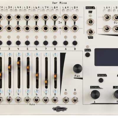 Noise Engineering Xer Mixa Stereo Mixer Eurorack Module - Silver image 1