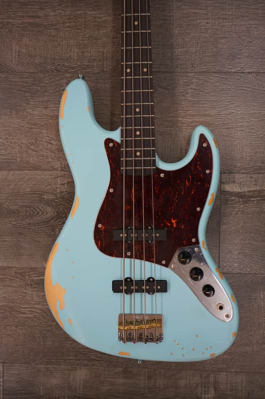 AIO J-Bass Relic - Sonic Blue image 1