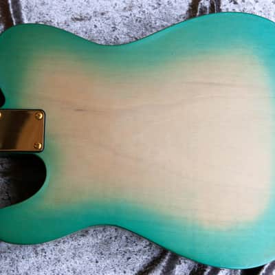 GB Liuteria Traditional tele green chameleon image 12