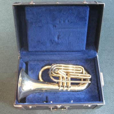 F. E. Olds & Sons Marching Baritone 1977-78 Gold Lacquer image 1