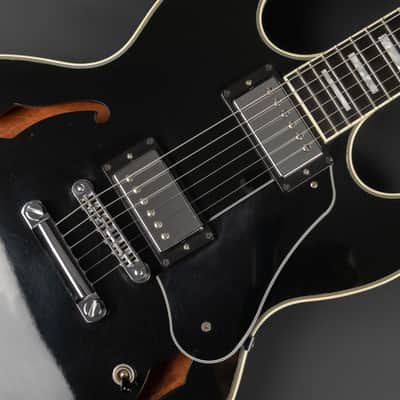 2013 Gibson Memphis Midtown Custom - Ebony | USA Semi-Hollow Block Inlays Burstbucker Humbucker Pickups 3.98kg | CoA OHSC image 6