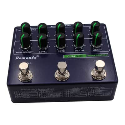 ギター Demonfx Delay Workstation DemonFX Reverb & Delay WorkStation Review. - YouTube