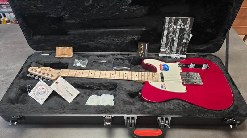 Fender Highway One Telecaster 2008 TIME CAPSULE! Translucent Red American Tele USA Guitar