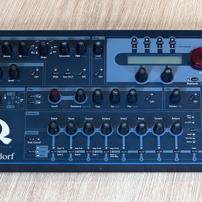 Waldorf Q rack 90s // Beautiful and rare Blue Non-Nextel version