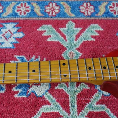 1981 Kramer USA Vanguard Strathead Flying Vee Trans Red San Dimas Charvel Vibe! image 21