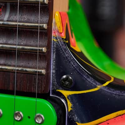 Ibanez Steve Vai Signature JEM2K DNA 228 of 300 DNA Multicolor 2000 w/OHSC image 11