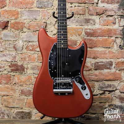 Short Scale American pre-CBS Fender Musicmaster neck 1959 + japan mustang body Red image 2