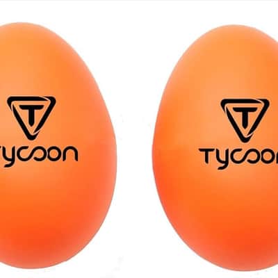 Tycoon #TE-O Orange Egg Shakers, Set of 2  TEO image 2