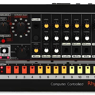 Roland Boutique Series TR-08 Analog Modeling Drum Machine 2019 - Present - Black image 1