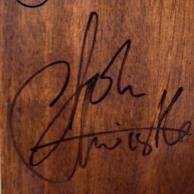 Alembic John Entwistle Signed 5 String Persuader 1983 Natural Quilted Maple image 3