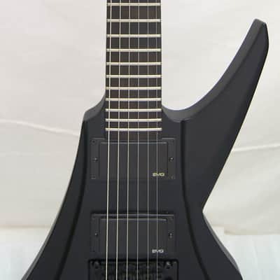 NEW DBZ Bird of Prey Electric Guitar - Matte Black / Floyd Rose / EMG 81+85 image 4