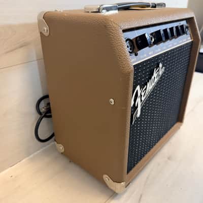 Fender Acoustasonic 15 15W 1x6 Acoustic Guitar Combo Amp Brown image 6