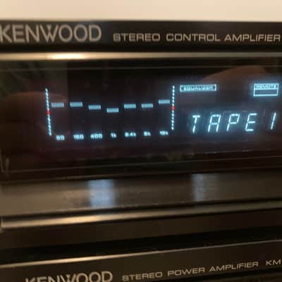 Vintage Kenwood KM-107 Amplifier KC-207 Pre-Amplifier Good Condition image 5