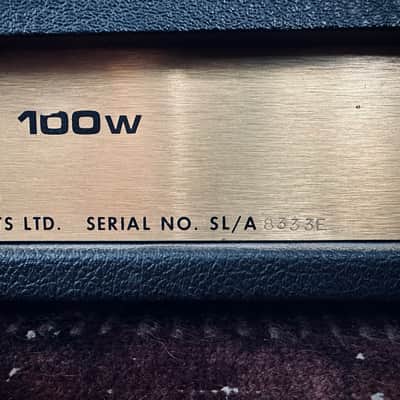 Marshall JMP 1959 Super Lead 2-Channel 100-Watt Guitar Amp Head 1967 - 1975 image 6