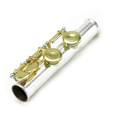 Silver Plated Flute w Gold Keys Close Hole C Flute w Case Bag image 3