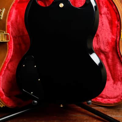 Gibson SG Standard '61 Maestro Limited Edition Ebony w/Gold Hardware image 13