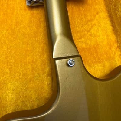 Vintage 1966 Gibson Firebird III Non-Reverse Refin Gold Music City Bridge image 5