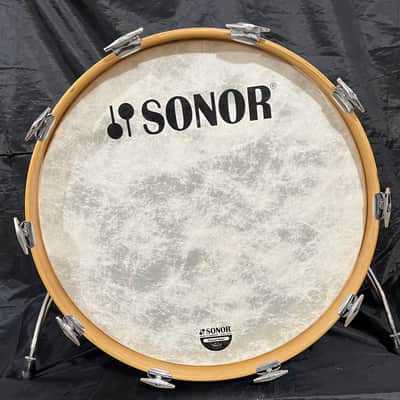 Sonor Phonic 1978  14"x22" Bass Drum - Natural Beech image 7