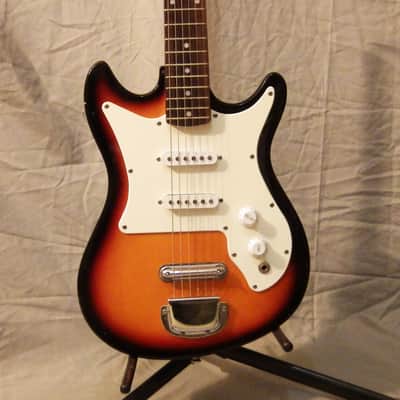 Vintage Harmony 02815 Electric Guitar (Late 70s, 3-Tone Sunburst) image 4