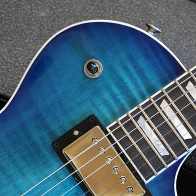 2024 Gibson Les Paul Modern Electric Guitar Figured Cobalt Burst + OHSC image 4