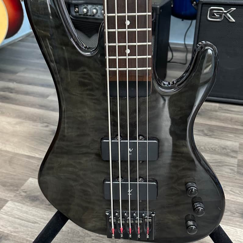 Washburn XB-125 Bantam Series 2002-2004 - Transparent black image 1