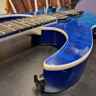 Ibanez GRG120QASP-BGD GiO E-Guitar, Blue Gradation image 4