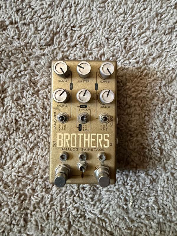Chase Bliss Audio Brothers Analog Gain Stage 2017 - 2018 - Gold image 1