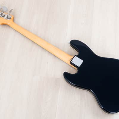 2012 Fender Jazz Bass JB/HO Semi-Hollow Mahogany Body Black, Blocks & Binding, Japan MIJ image 13