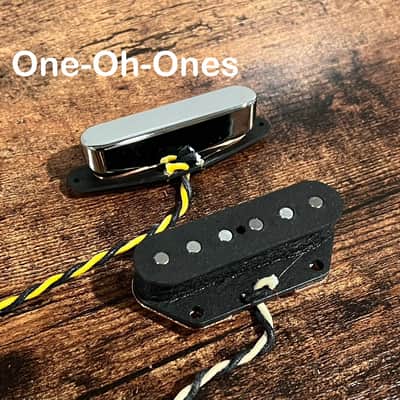 Good Land Pickups Tele Set: Pickups, Loaded Control Plate, and Black Pickguard image 2