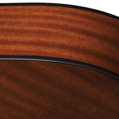 Ibanez AEGB25E TKH Acoustic Electric Bass. Transparent Black Burst High Gloss image 9